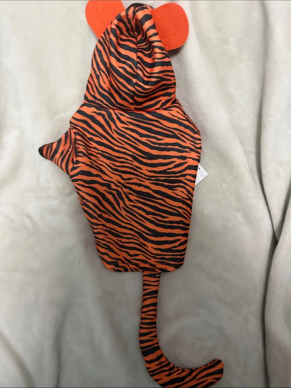 PET SPIRIT Tiger Costume Hoodie size small